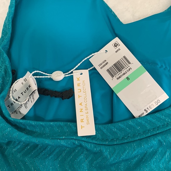 NWT TRINA TURK EMPIRE HALTER ONE PIECE - Picture 13 of 14